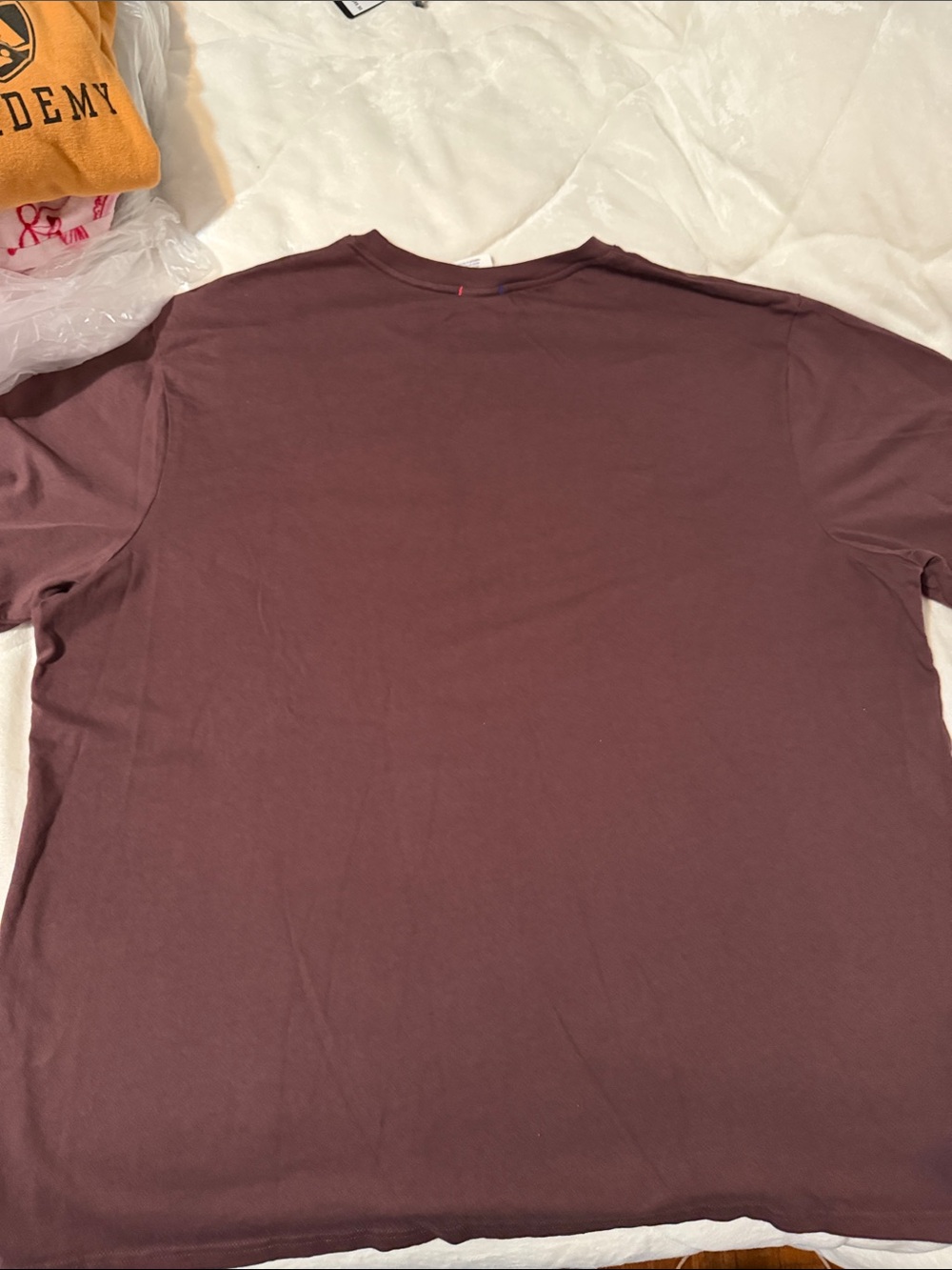 Champion Short Sleeve Crewneck T-Shirt in plum - Picture 3 of 5